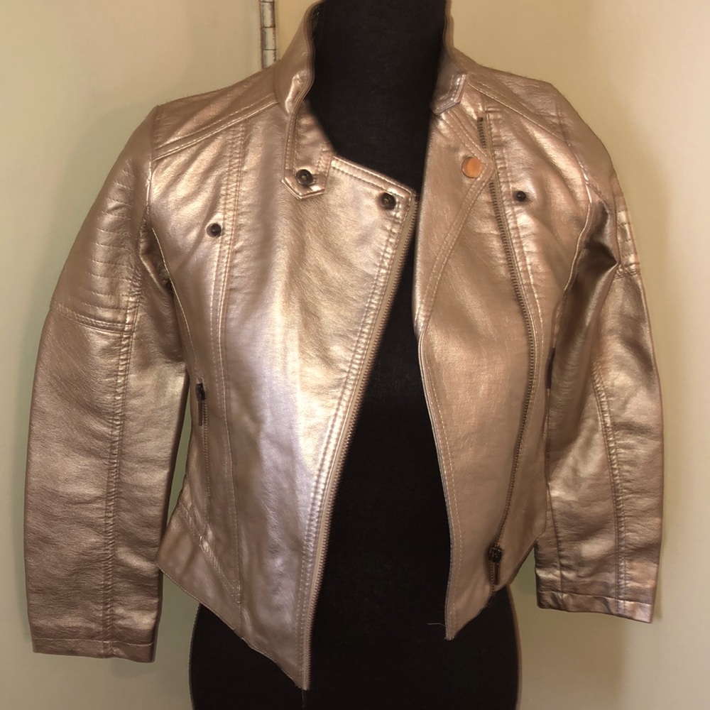 Girls leather jacket